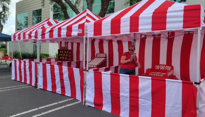 Carnival game tents
